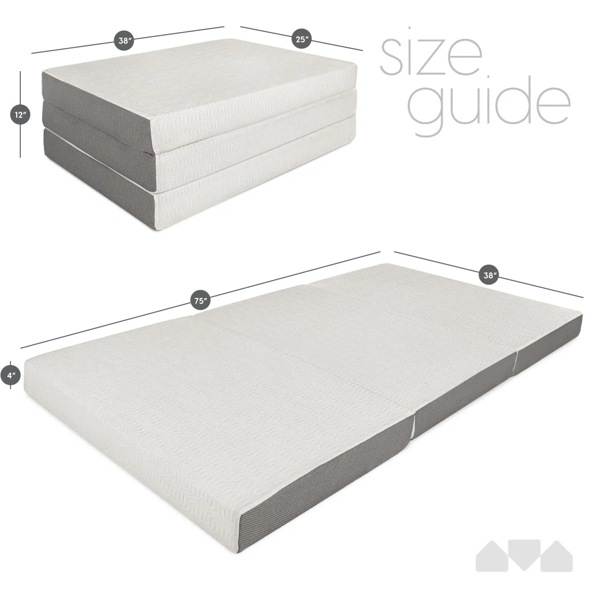 4 Inch Tri-fold Foam Mattress - Image 20
