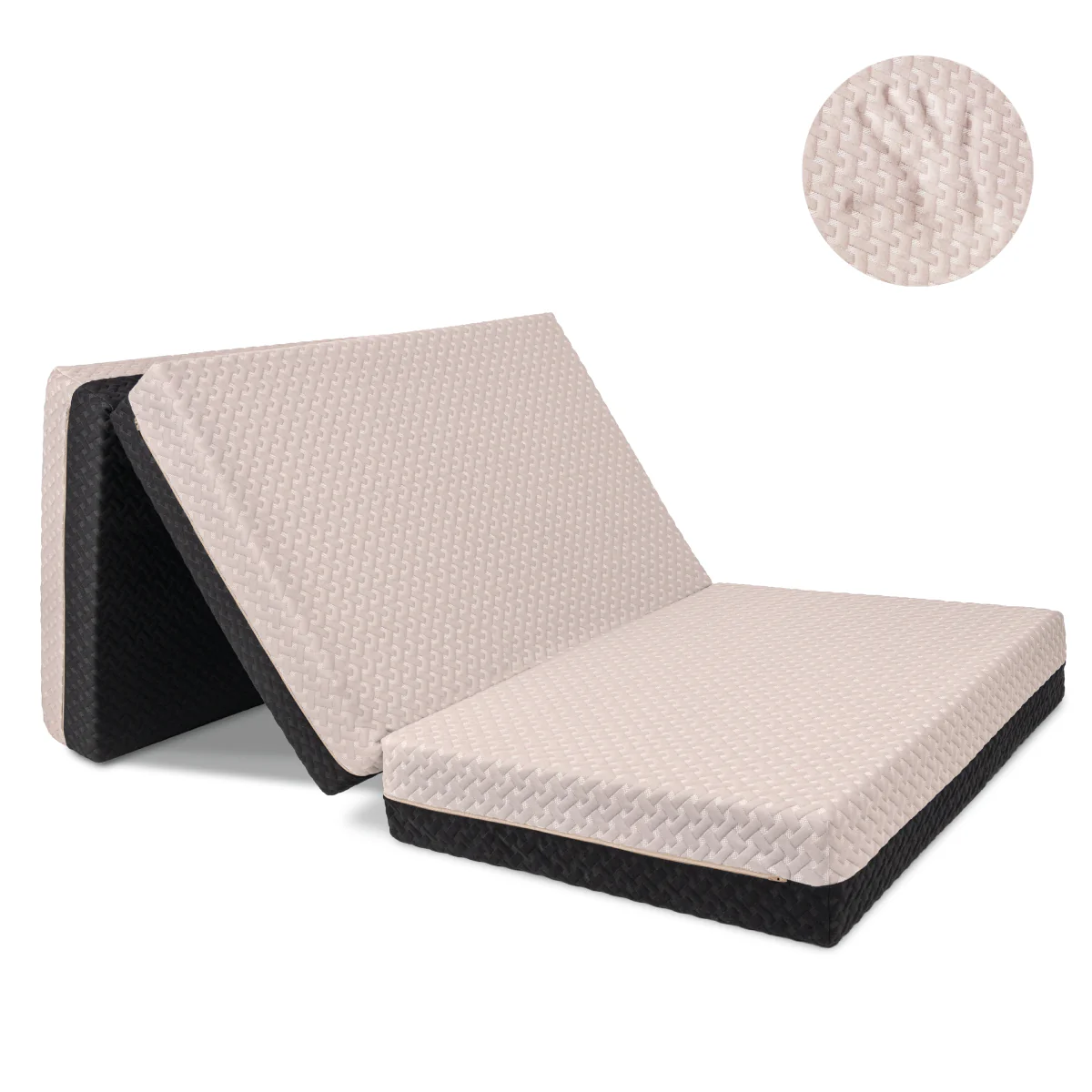 6 Inch Premium Tri-fold Dual Sided Memory Foam Mattress - Image 12