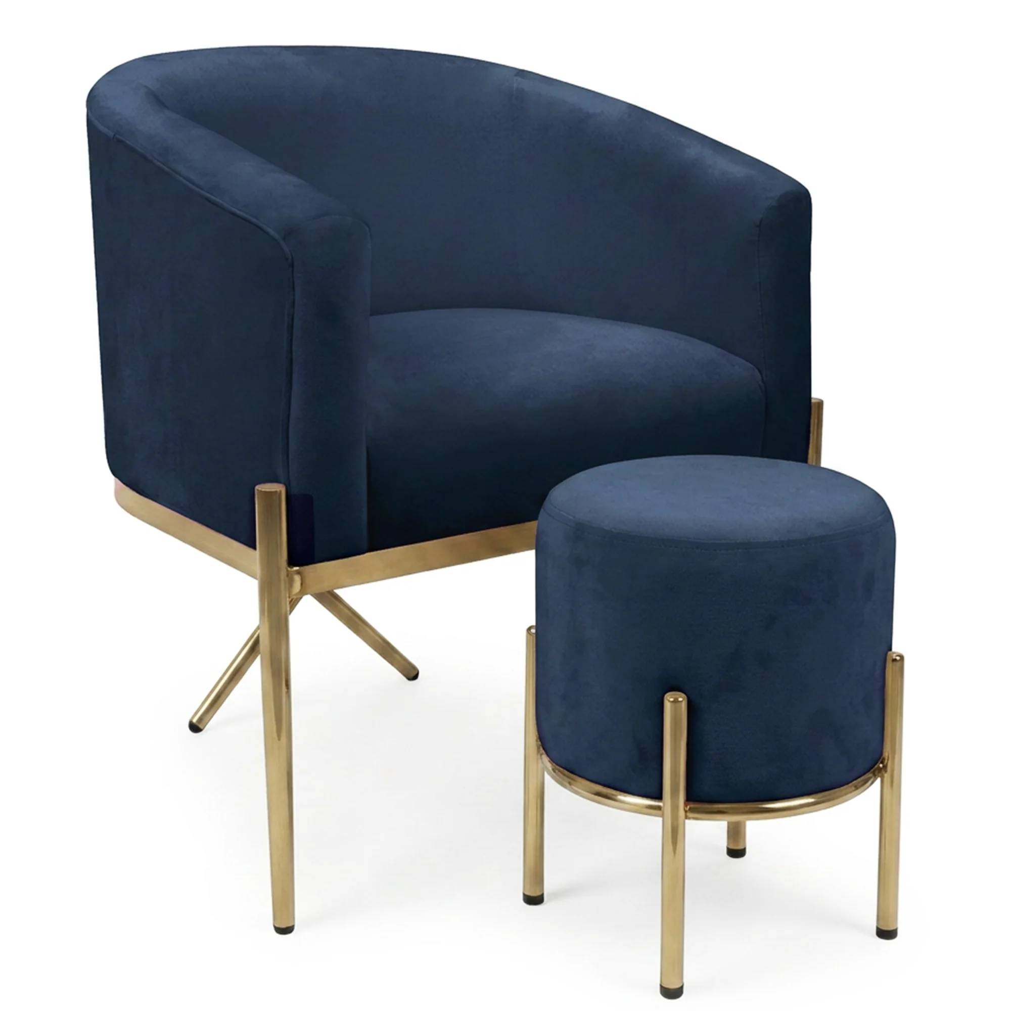 Arm Chair and Accent Ottoman Set - Image 17
