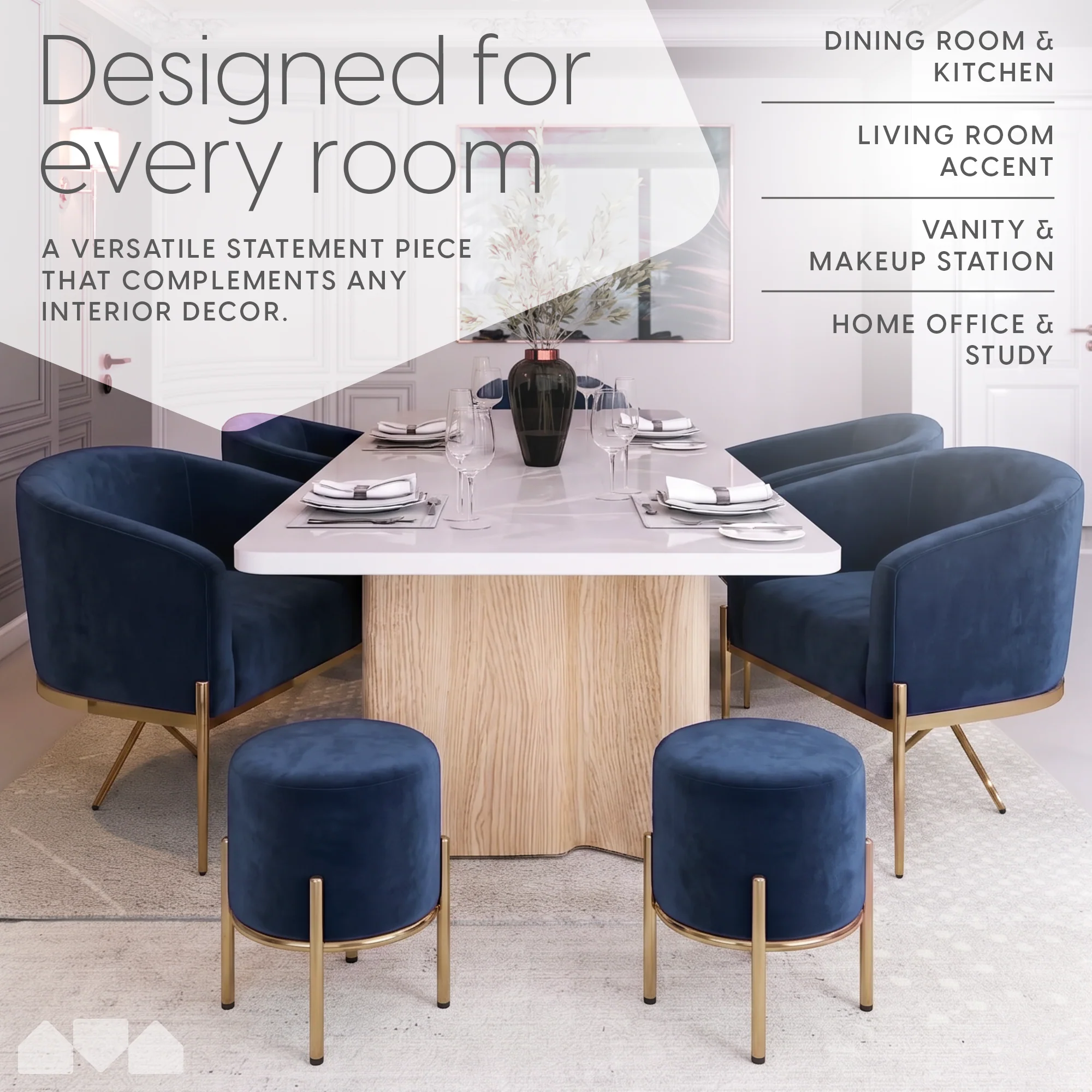 Arm Chair and Accent Ottoman Set - Image 21
