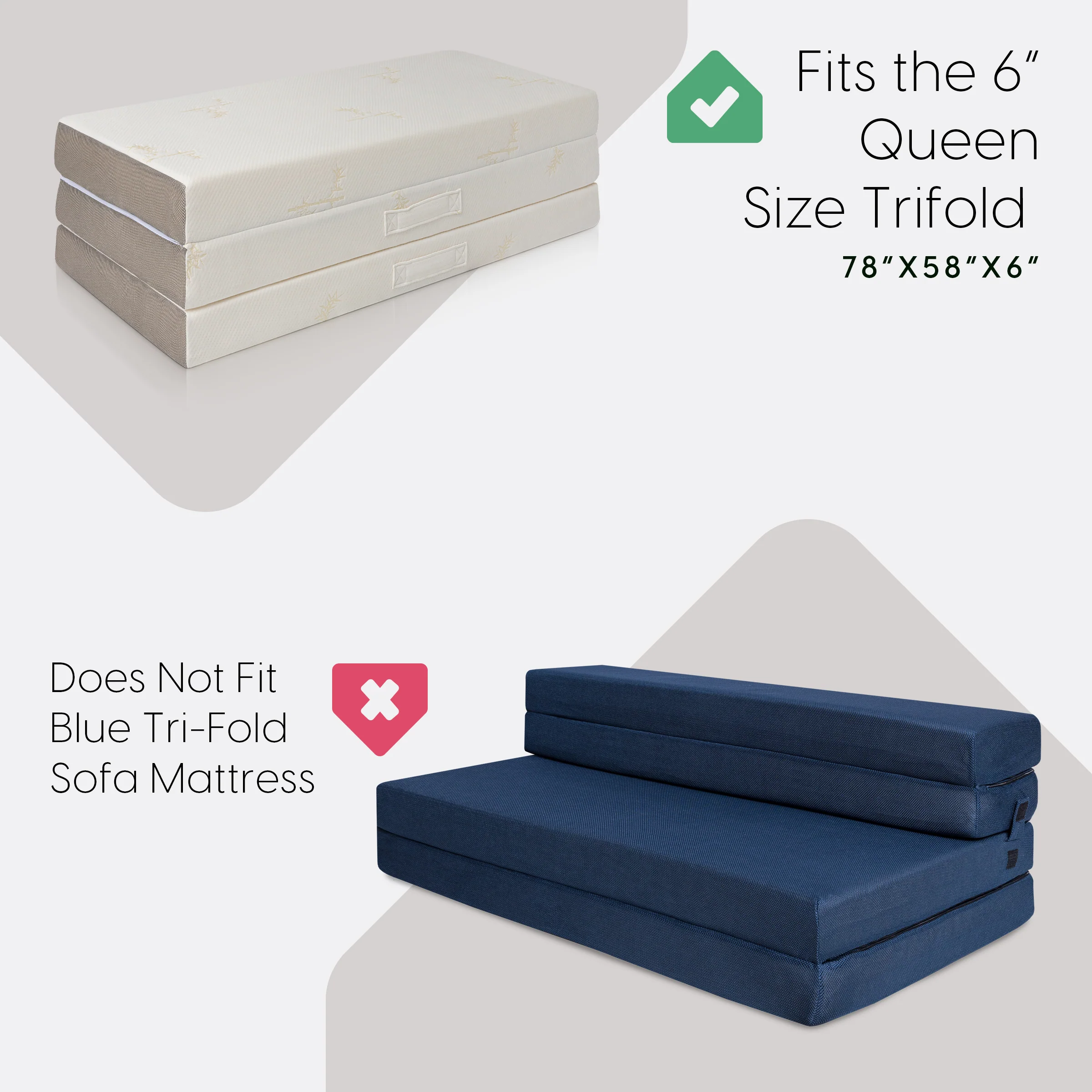 6 Inch Tri-fold Mattress Carry Case - Image 23