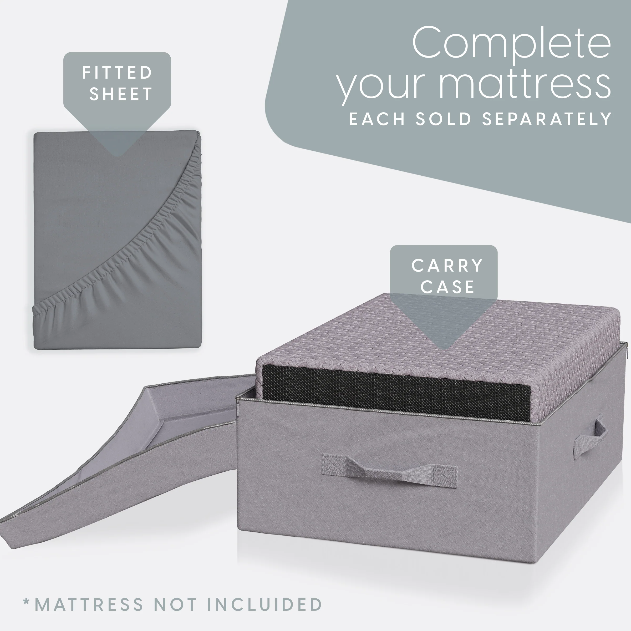 6 Inch Tri-fold Mattress Carry Case - Image 4