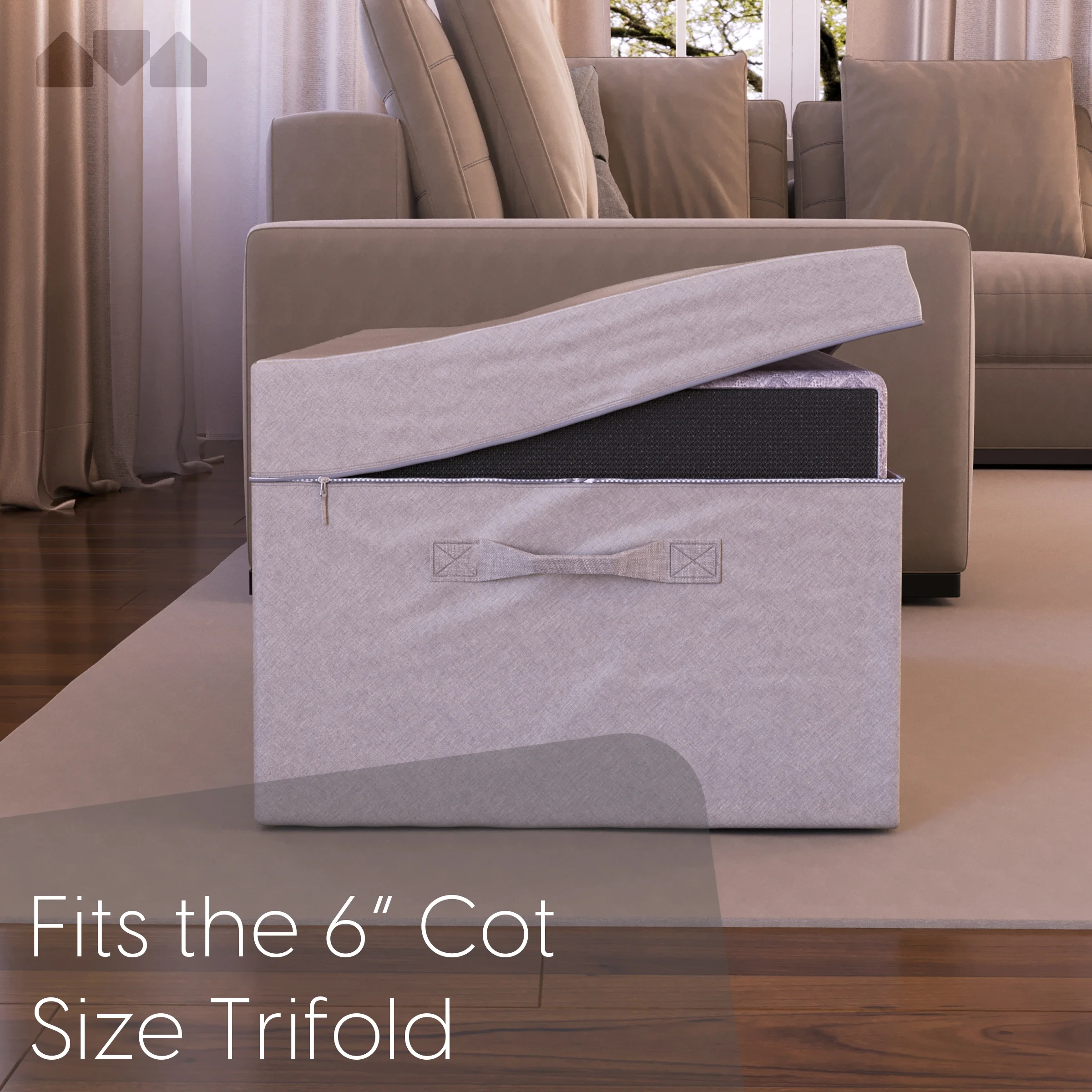 6 Inch Tri-fold Mattress Carry Case - Image 5