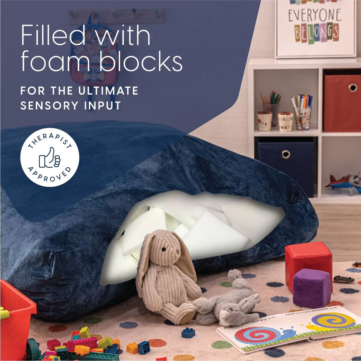 Sensory Crash Pad with Foam Blocks - Image 5