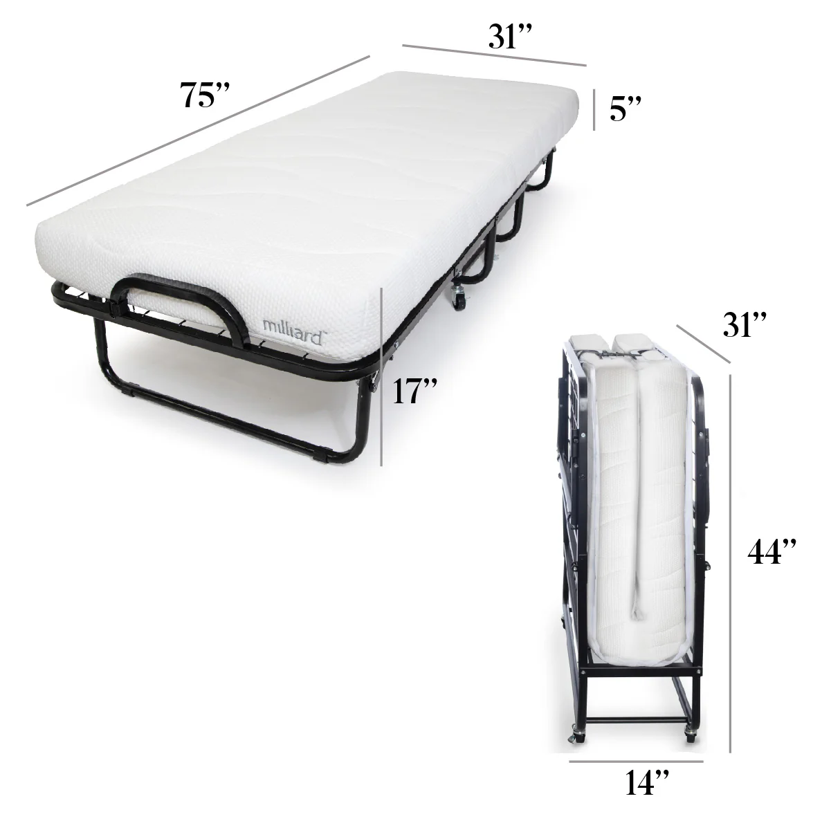 Diplomat Folding Bed-Cot Size - Image 10