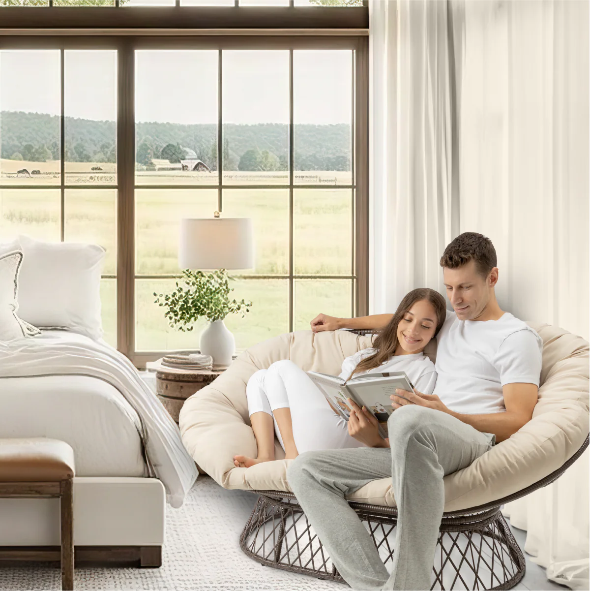 Double Papasan Chair - Image 4