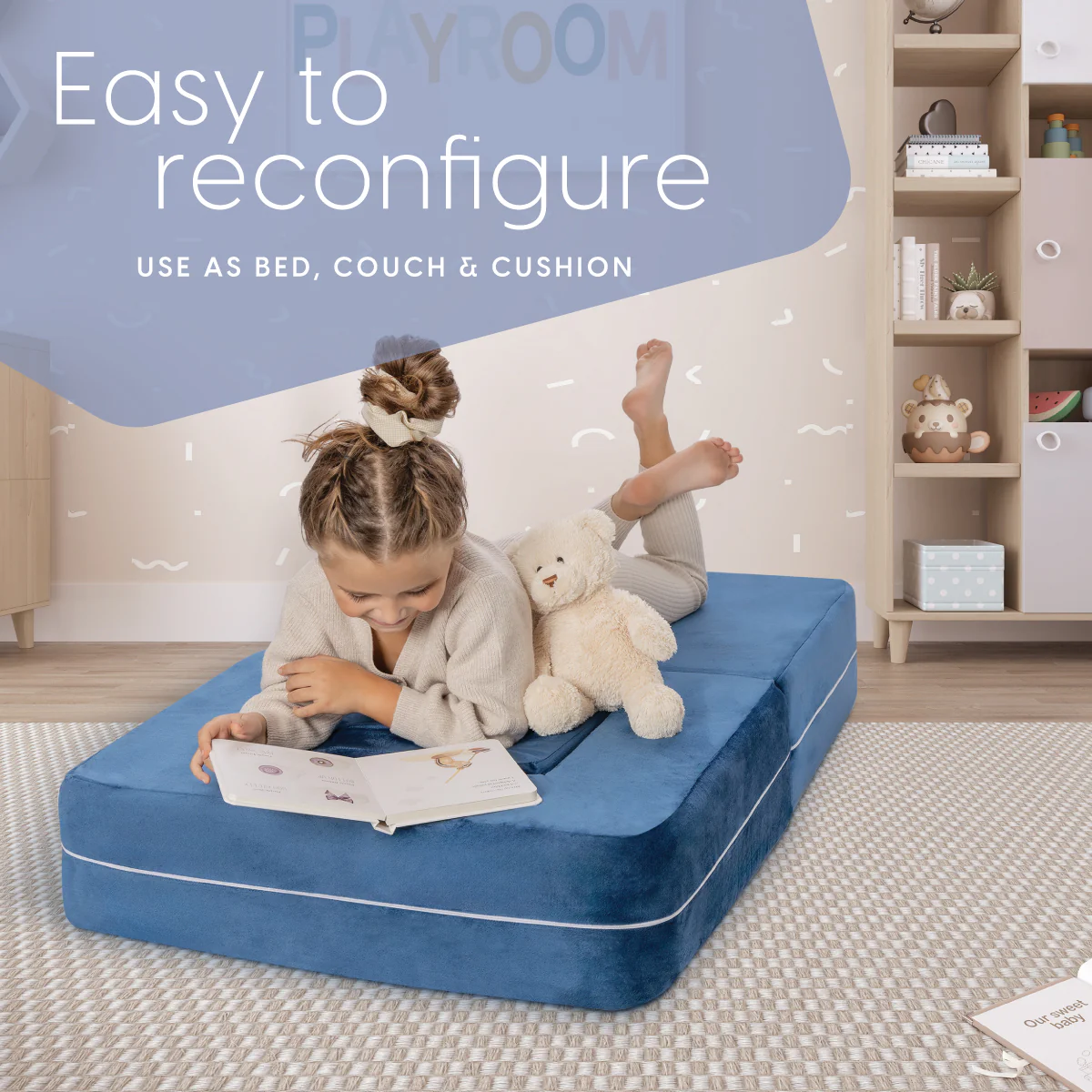 Kids Modular Single Sofa Chair Couch - Image 10