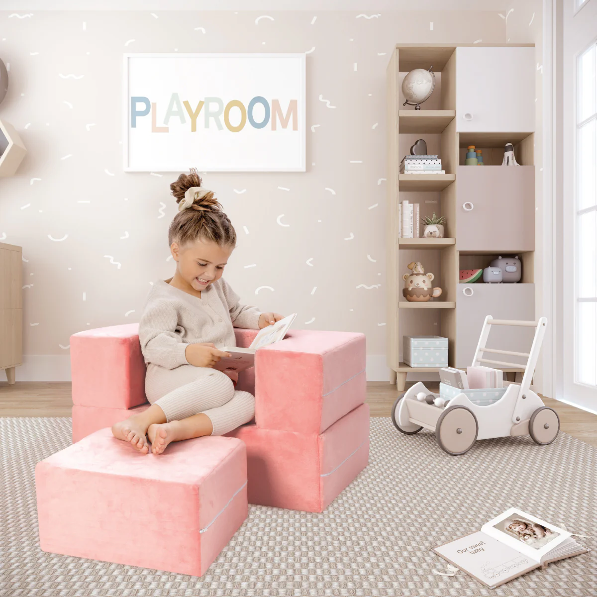 Kids Modular Single Sofa Chair Couch - Image 14
