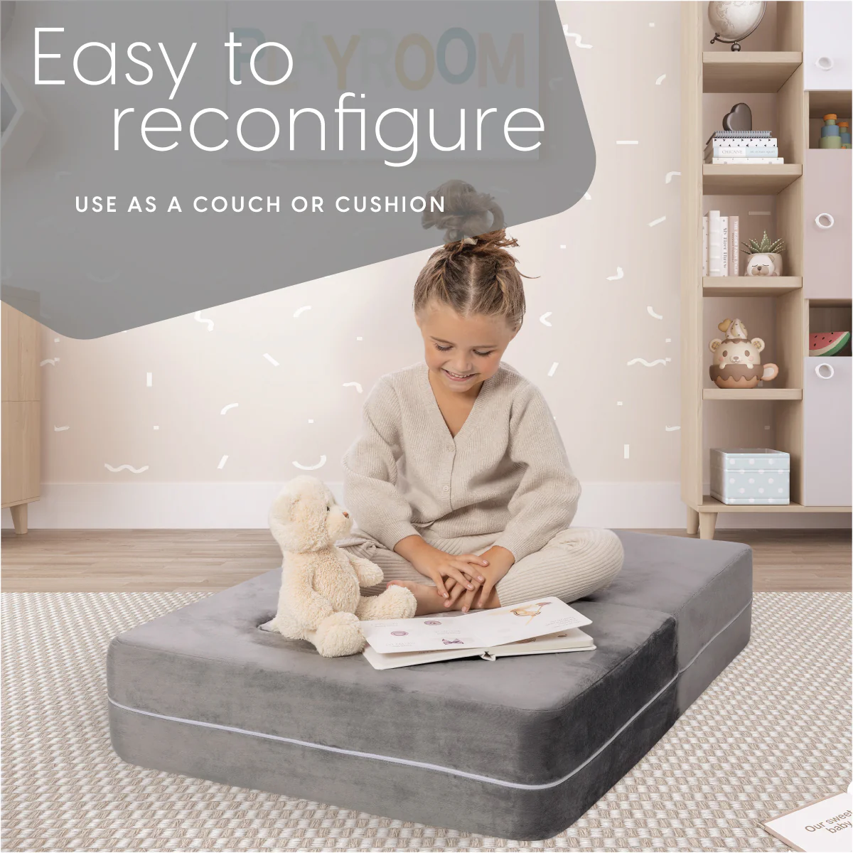 Kids Modular Single Sofa Chair Couch - Image 4