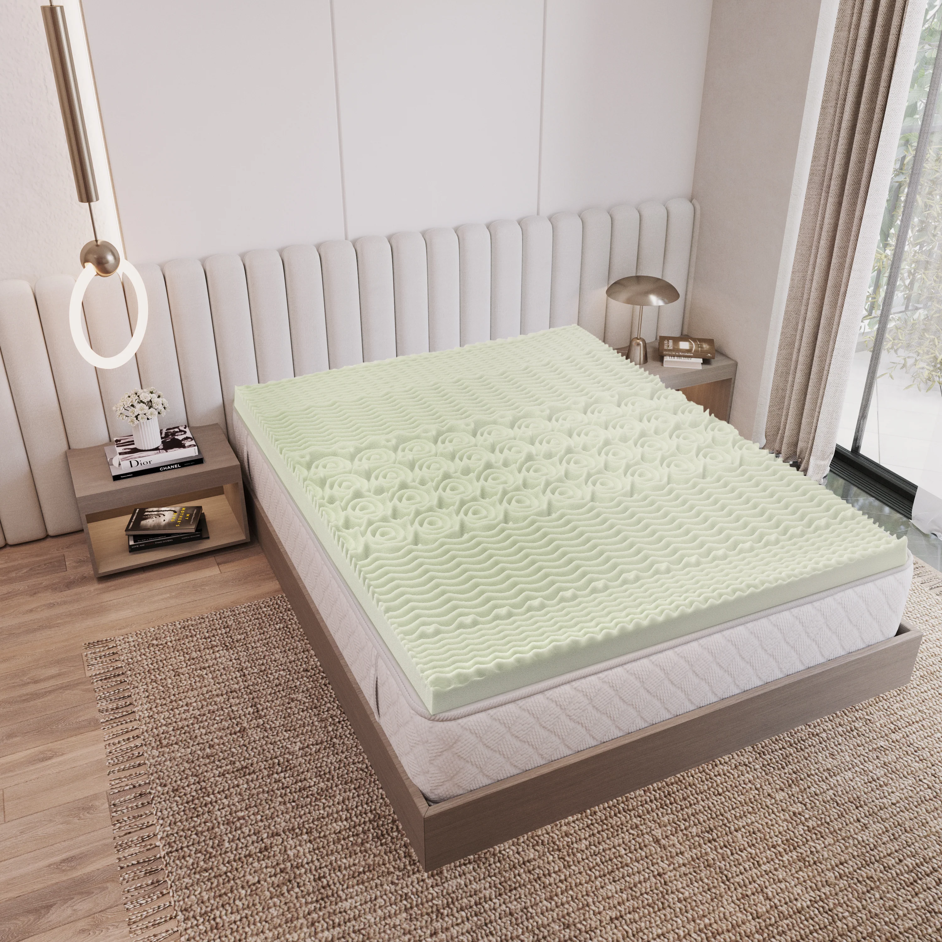 Memory Foam Mattress Topper 3 inch - Image 3