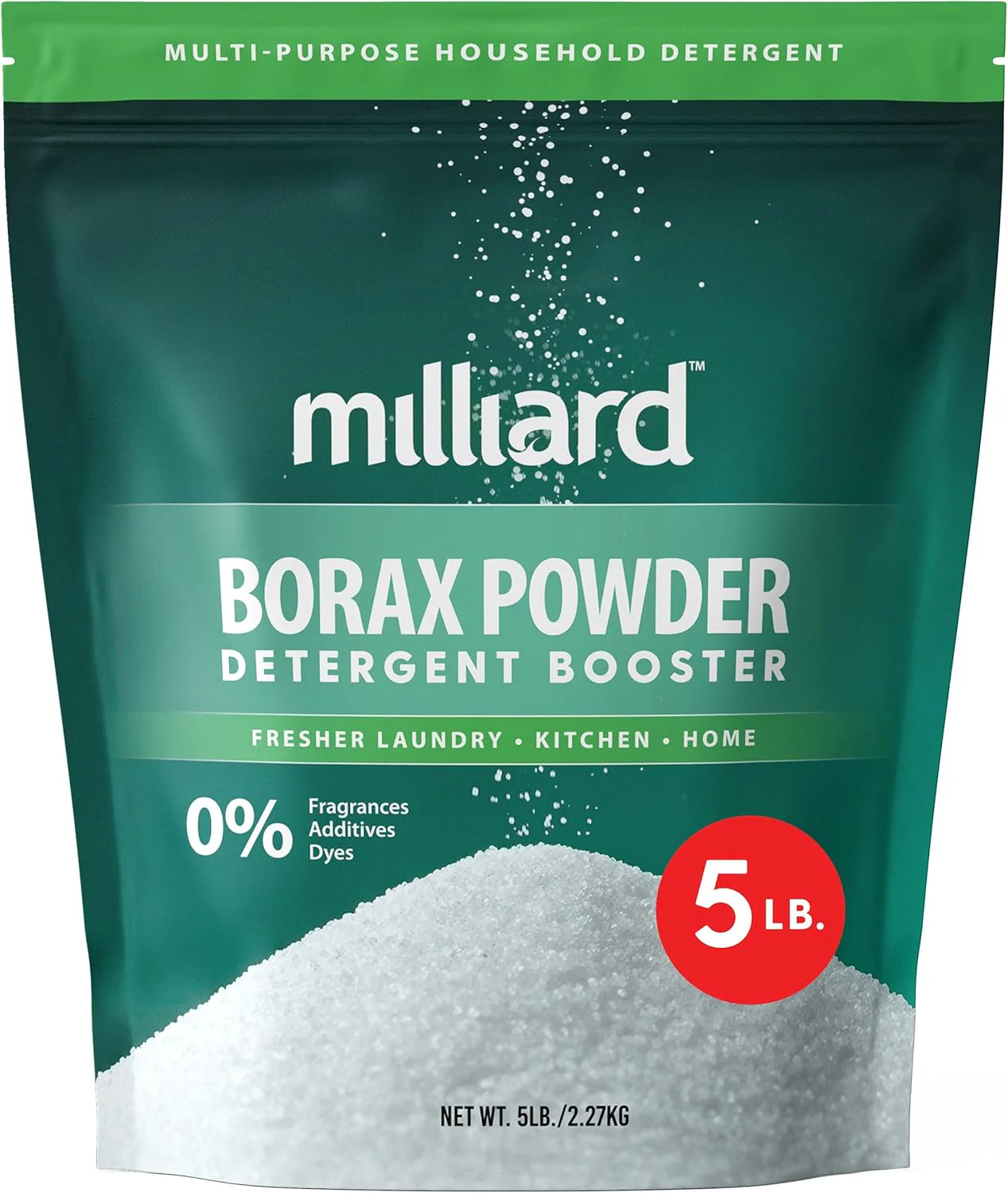 Milliard Borax Powder Laundry Booster, Pure Natural Multipurpose Cleaner and Detergent - Image 8