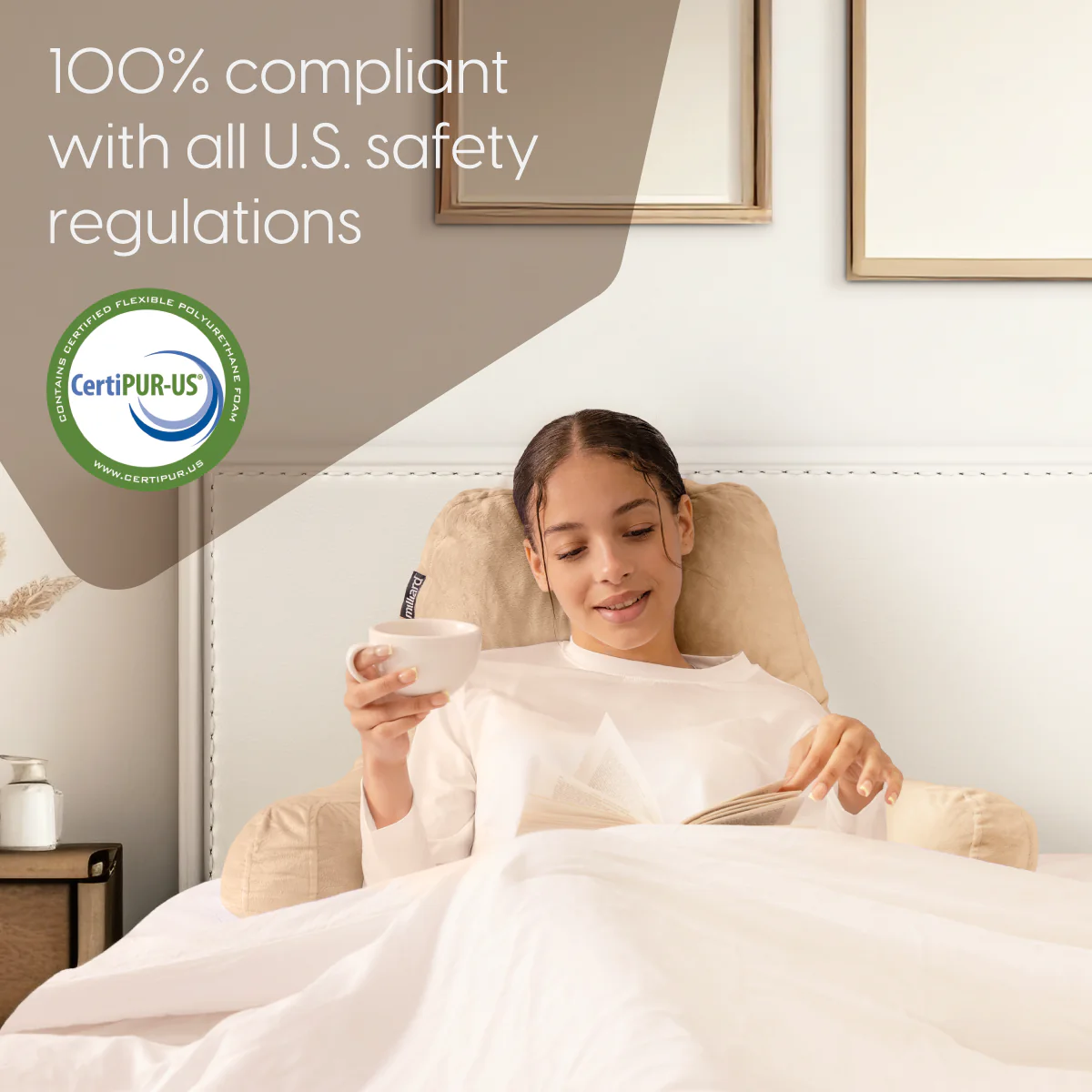Memory Foam Reading Pillow Large - Image 24