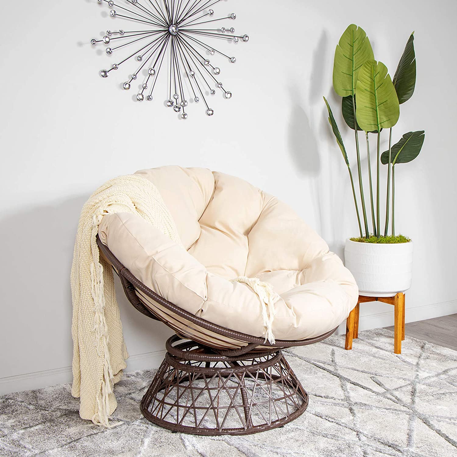 Papasan 360 Degree Swivel Chair - Image 3