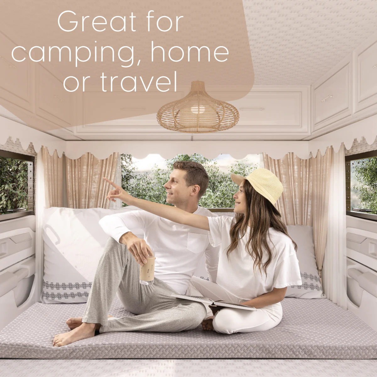Roll up Memory Foam Camping Mattress - Image 3