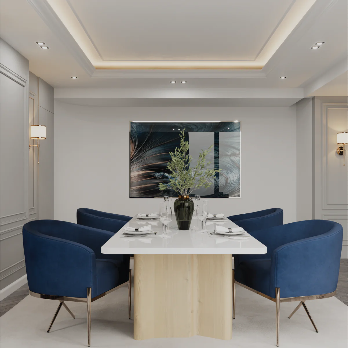 Velvet Dining Armchair - Image 10