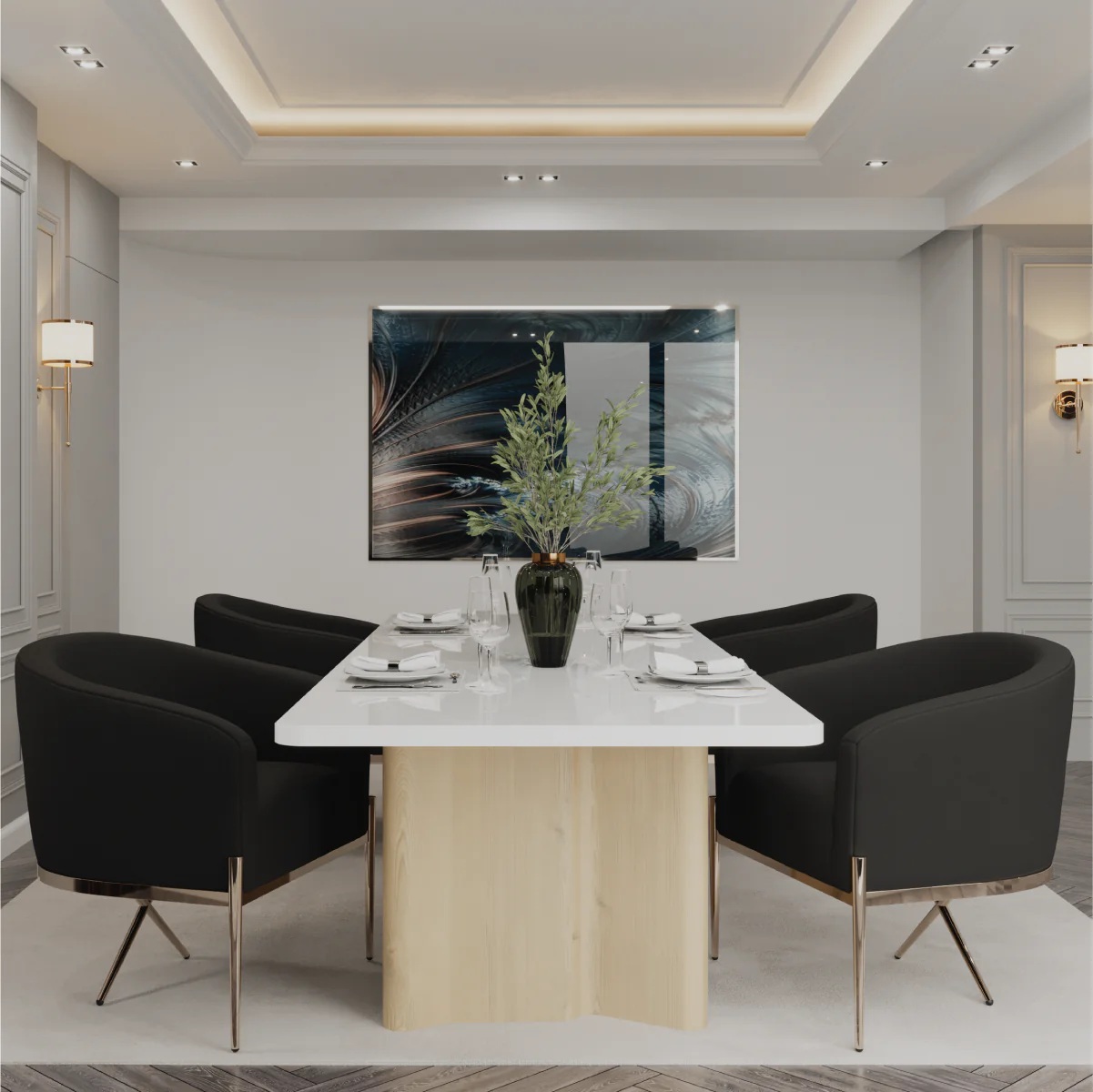 Velvet Dining Armchair - Image 19