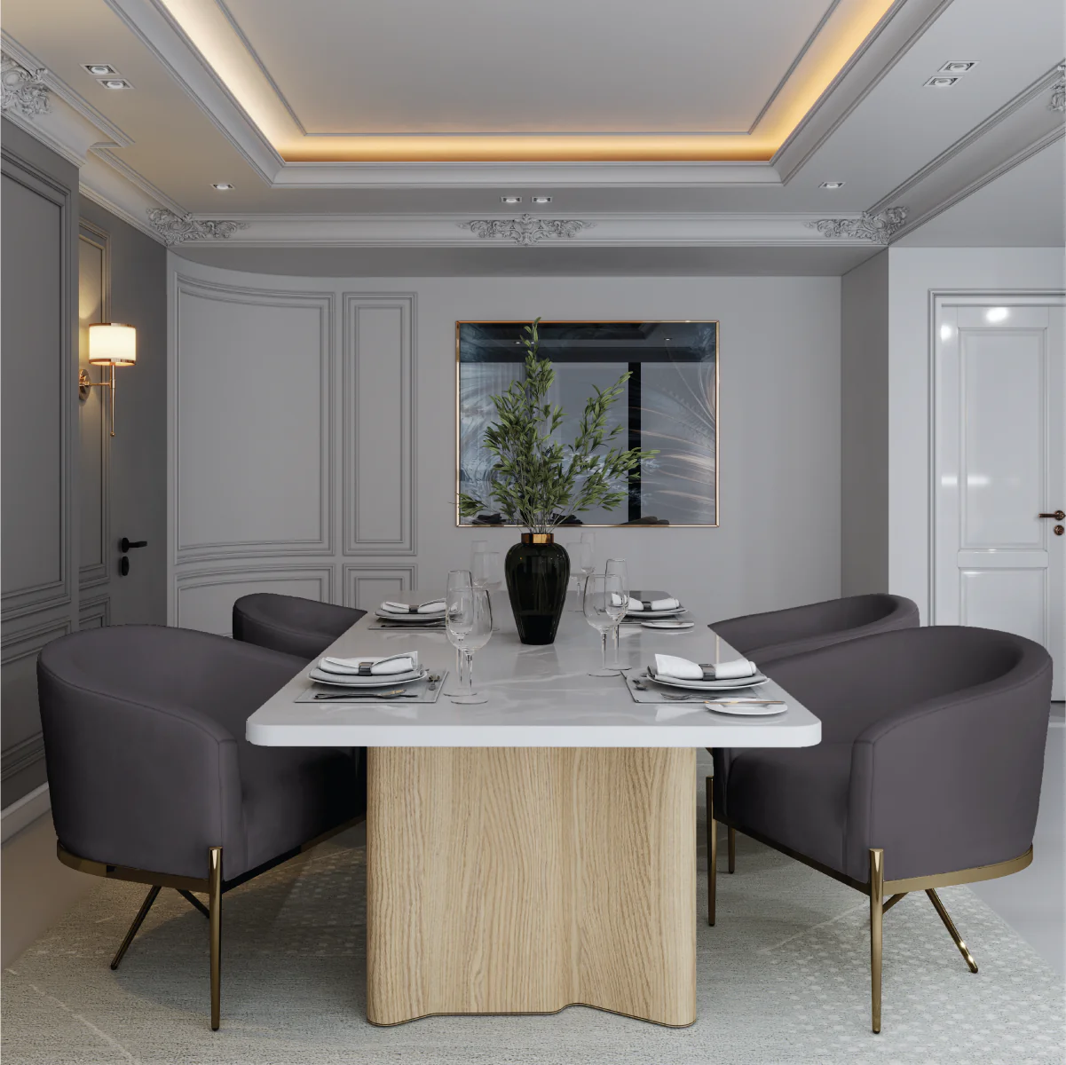 Velvet Dining Armchair - Image 28