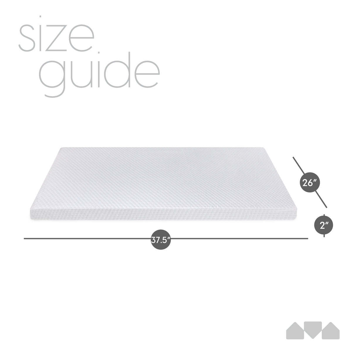 Memory Foam Pack 'n Play Mattress Topper - Image 3