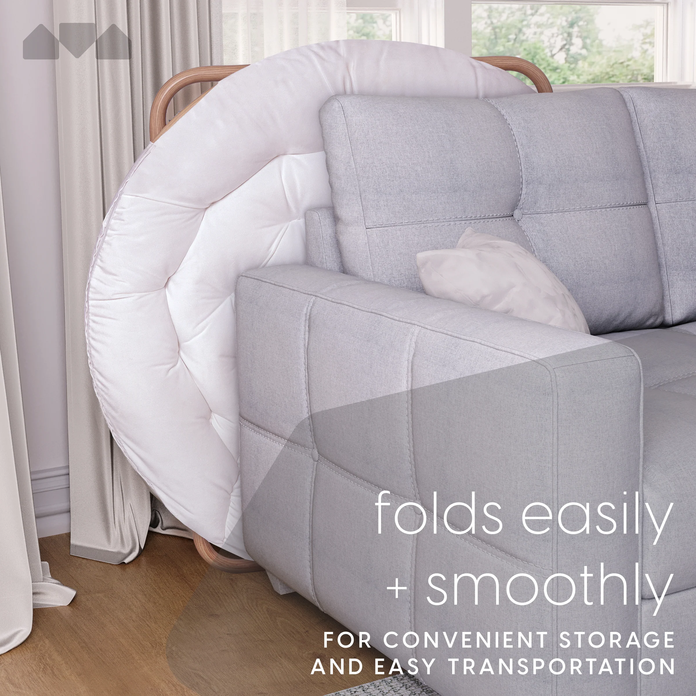 Velour Saucer Chair – Cozy Bedroom Accent - Image 6